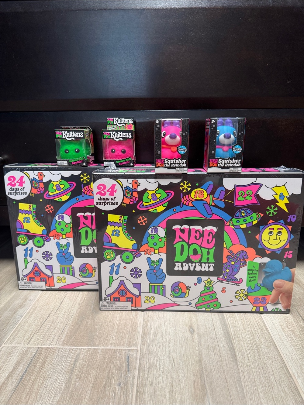 NeeDoh ReinDoh Knitten Advent Bundle